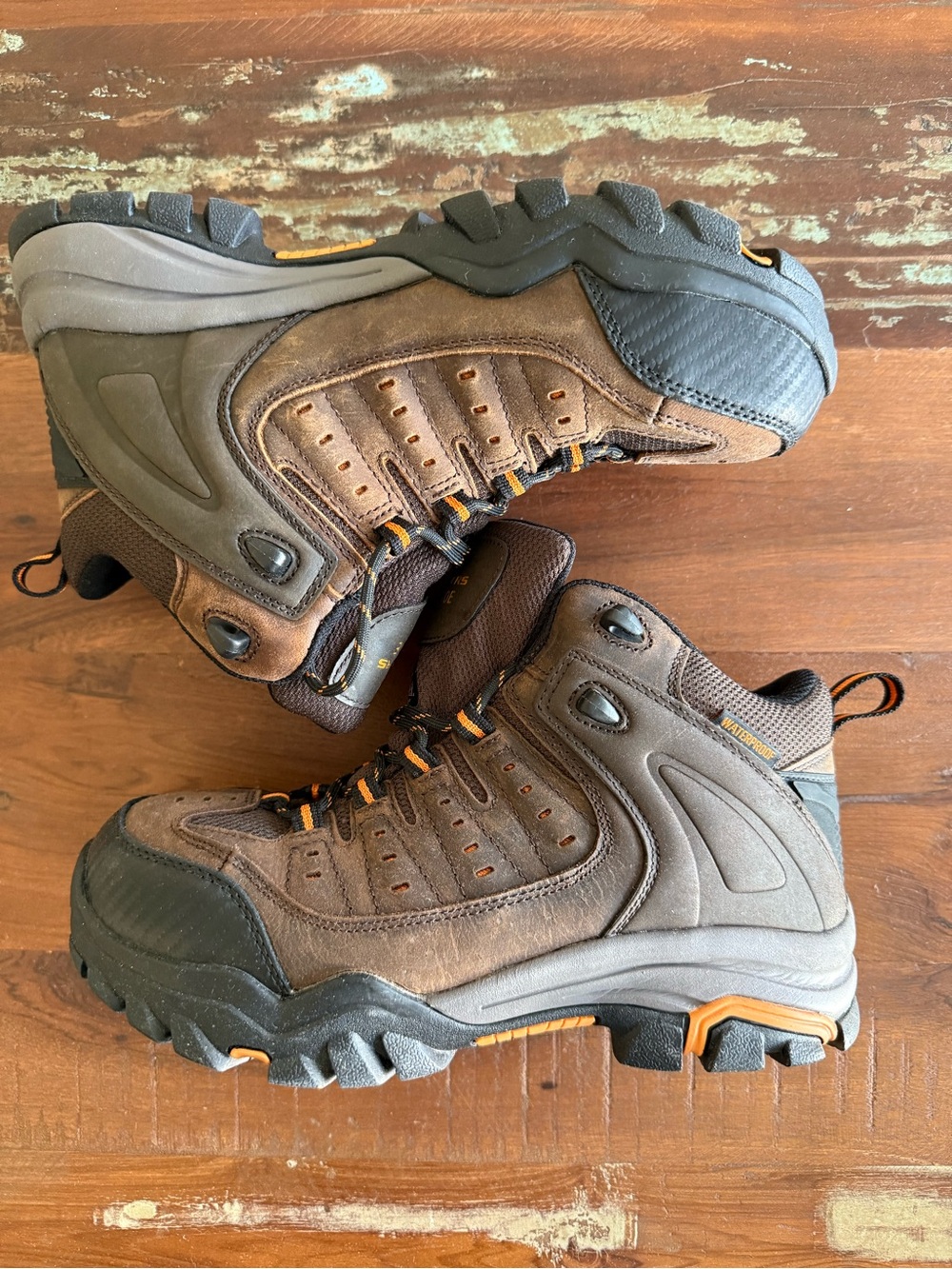Skechers Men's Waterproof Work Boots - STEEL TOE ! LIKE NEW! Size 8